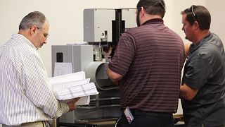 Image: recount the ballots during the Newport News 94th district recount