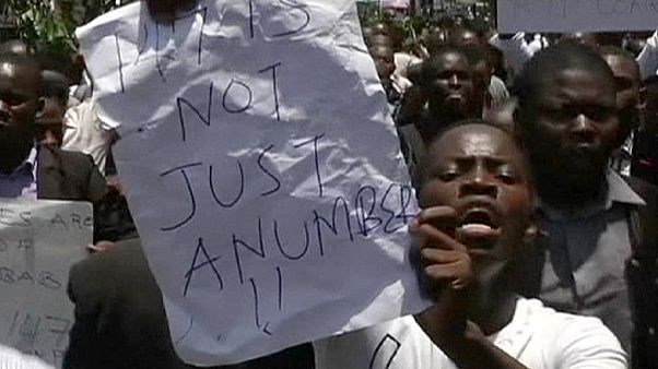 Hundreds protest in Kenya against Al-Shabaab Hundreds protest in Kenya against Al-Shabaab