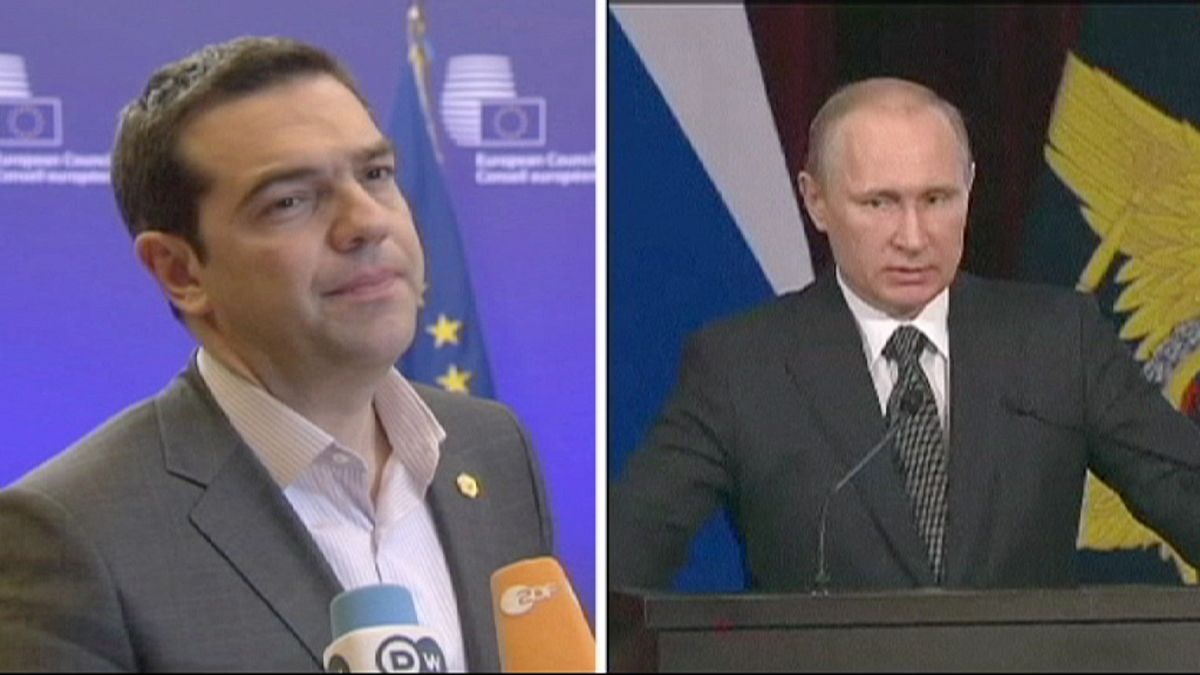 Primeiro-ministro grego estende a mão a Putin