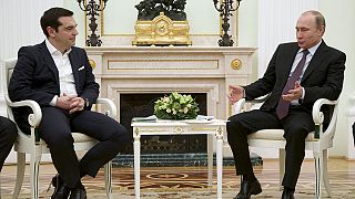 Primeiro-ministro grego em visita controversa à Rússia