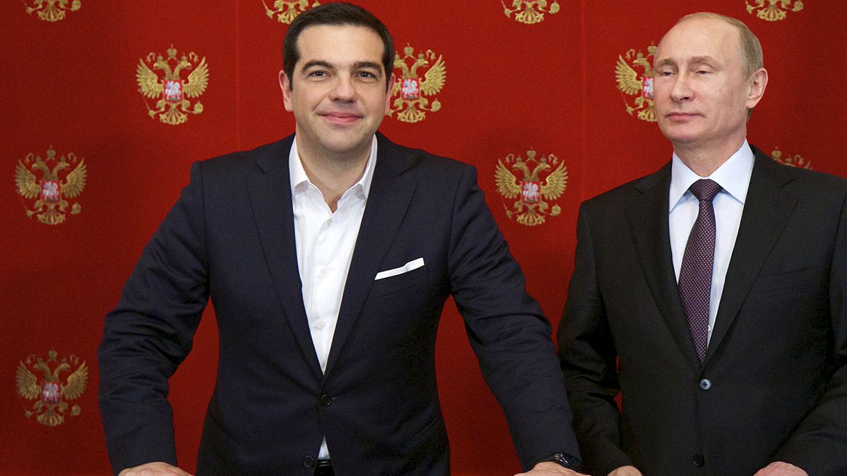 دیدار نخست وزیر یونان با رئیس جمهوری روسیه در مسکو