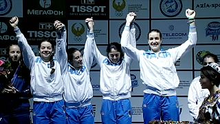 Italia, dominadora en el octavo día de los Mundiales de esgrima de Taskent