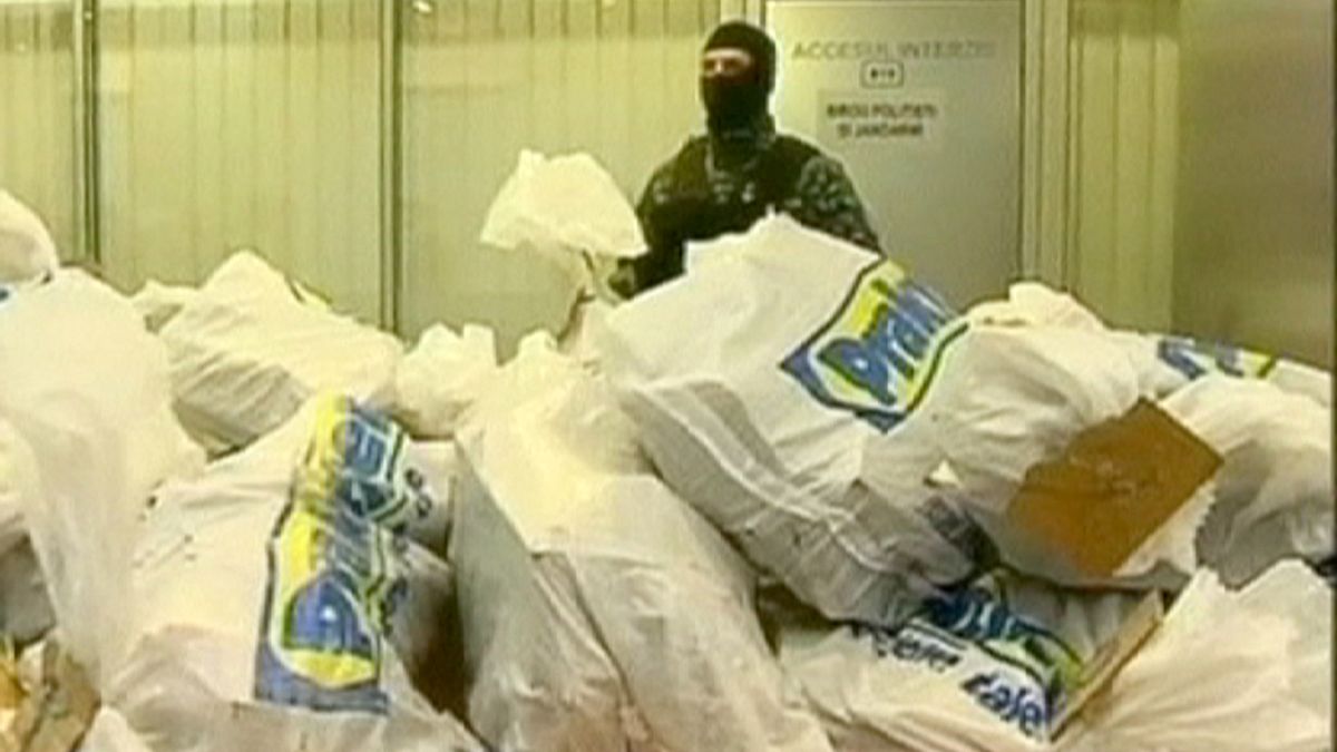 Romanian police find 'black cocaine' hidden in furniture