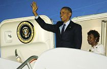 باراک اوباما برای شرکت در اجلاس کاریکوم و پاناما به کارائیب سفر کرد