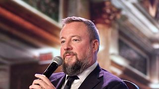 Image: Shane Smith, chief executive officer of Vice Media Inc., speaks duri