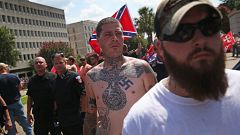 Image: Ku Klux Klan Holds Rally Outside South Carolina Statehouse