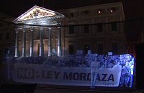 Виртуальная акция протеста в Мадриде
