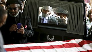 Funeral held for Walter Scott in South Carolina