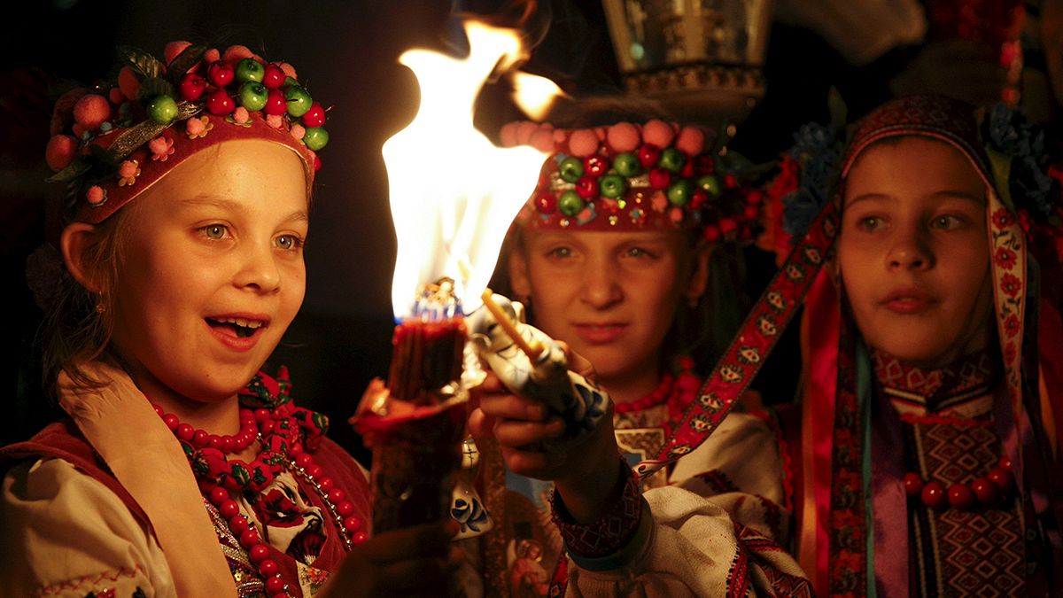 عيد الفصح الارثوذكسي في موسكو و كييف