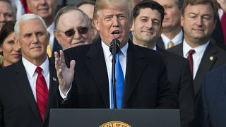 Image: Donald Trump, Paul Ryan, Mike Pence