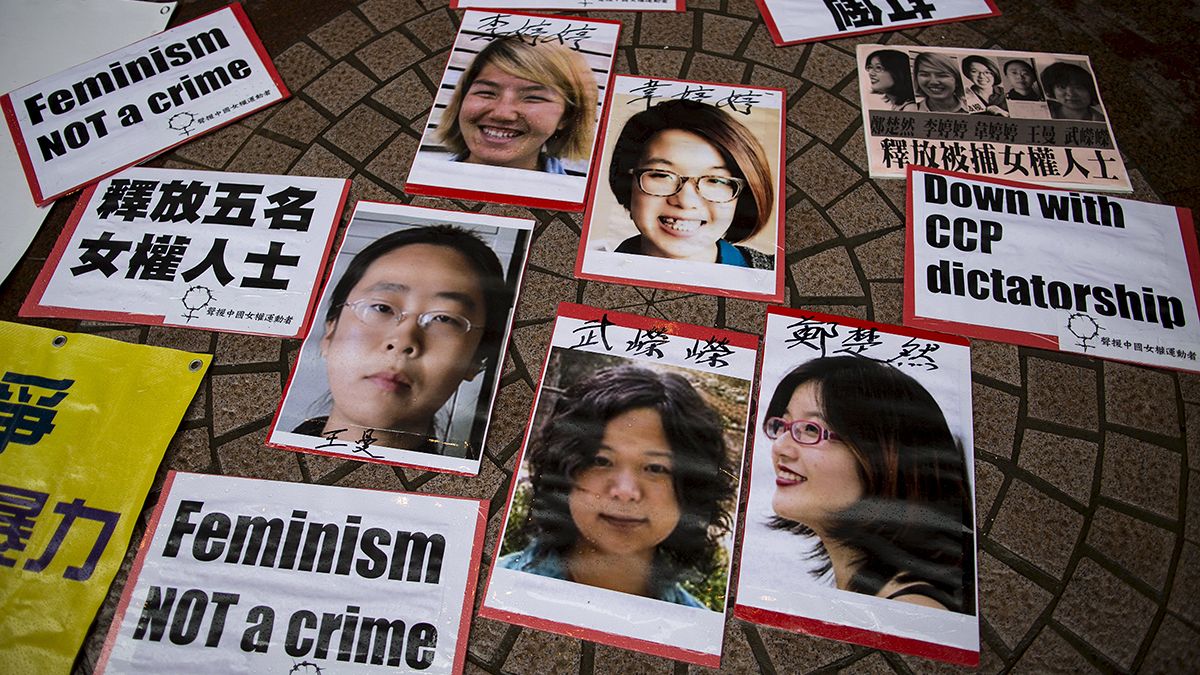 Çin'de 5 kadın hakları savunucusu serbest bırakıldı