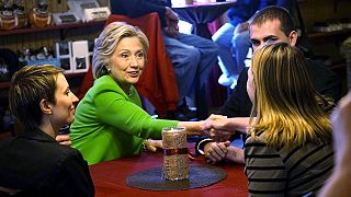 Im Kleinbus durch die USA: Hillary Clinton startet in den Vorwahlkampf