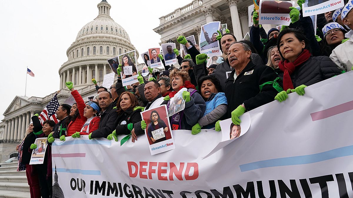 Image: Immigration Activists Protest On Capitol Hill Calling On Congress To