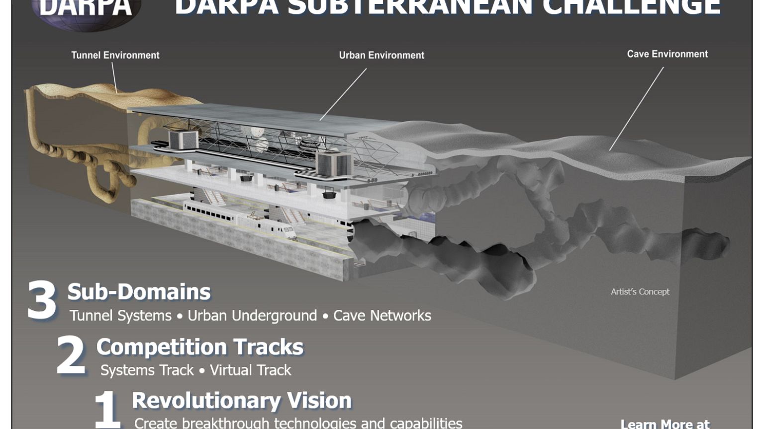 Image: The DARPA Subterranean Challenge explores innovative approaches and 