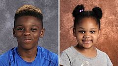 Image: Jeremiah Myers, 11; and Shanise Myers, 5