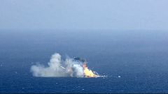 SpaceX показала видео взрыва первой ступени Falcon 9