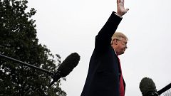 Image: President Donald Trump Departs The White House