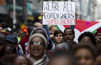 South Africans march against xenophobia