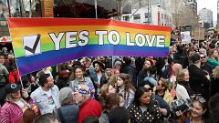 Image: Marriage Equality Rally in Melbourne