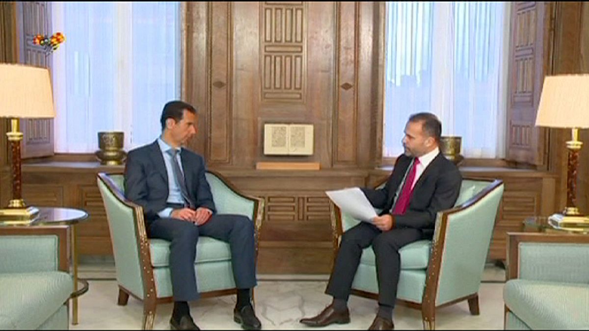 Siria, intervista ad Assad: nessuna soluzione finché si sostengono i terristi, dice.