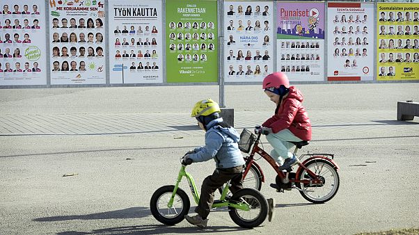Finlandiya'da seçim heyecanı Finlandiya'da seçim heyecanı
