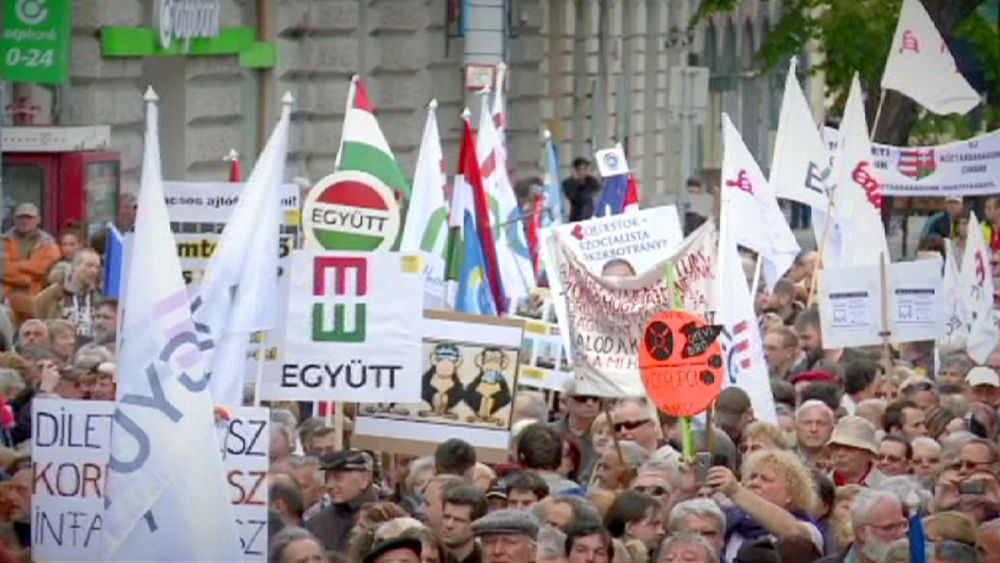 Thousands Protest Government Corruption Across Hungary Euronews   1000x563 304468 