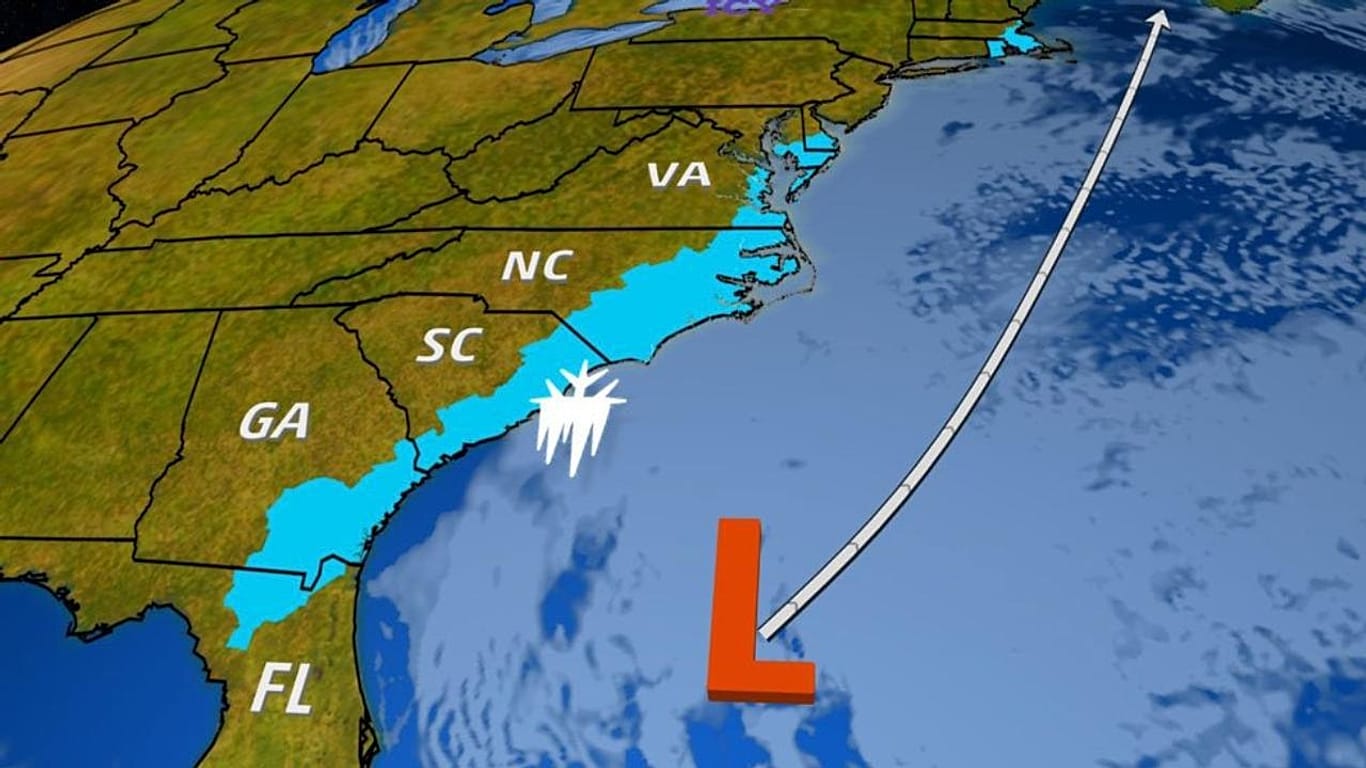 South braces for possible snow as cold weather ravages East Coast ...
