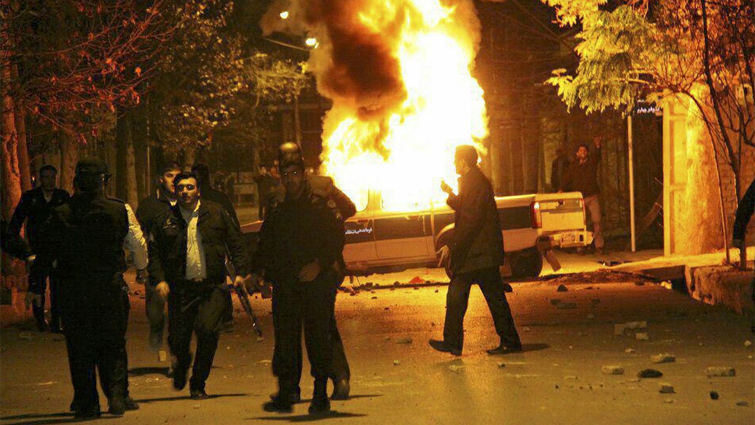 Trump warns Iranian leaders the 'U.S. is watching' as protests roil country