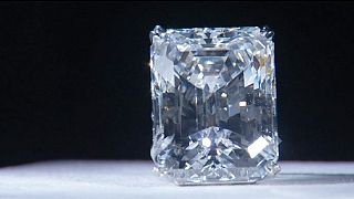 Glittering prize: Rare diamond up for auction in New York