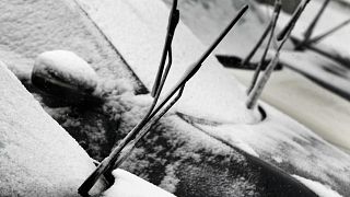 Image: Car drivers leave their windshield wipers up in order to avoid that 