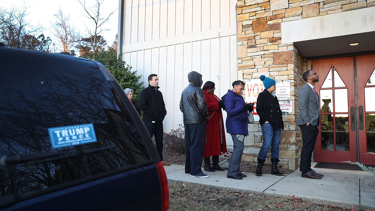 Image: Voters In Alabama Head To The Polls For State's Special Election To 