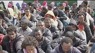 Libya detains 600 migrants as Europe struggles with tragedies