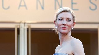 Image: FILE PHOTO: Cast member Cate Blanchett poses on the red carpet as sh