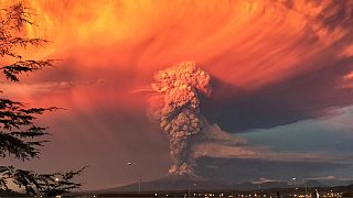 فوران آتشفشان در جنوب شیلی