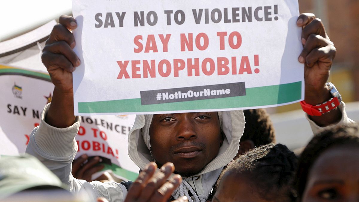 مظاهرة في كيب تاون ضد كره الأجانب بجنوب إفريقيا