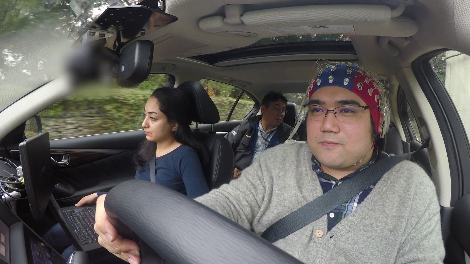Image: Nissan unveiled its Brain-to-Vehicle, or B2V, that it says it will e