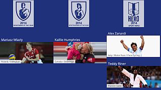 Mariusz Wlazly, Kaillie Humphries, Alex Zanardi e Teddy Riner vencem prémios Sportaccord euronews