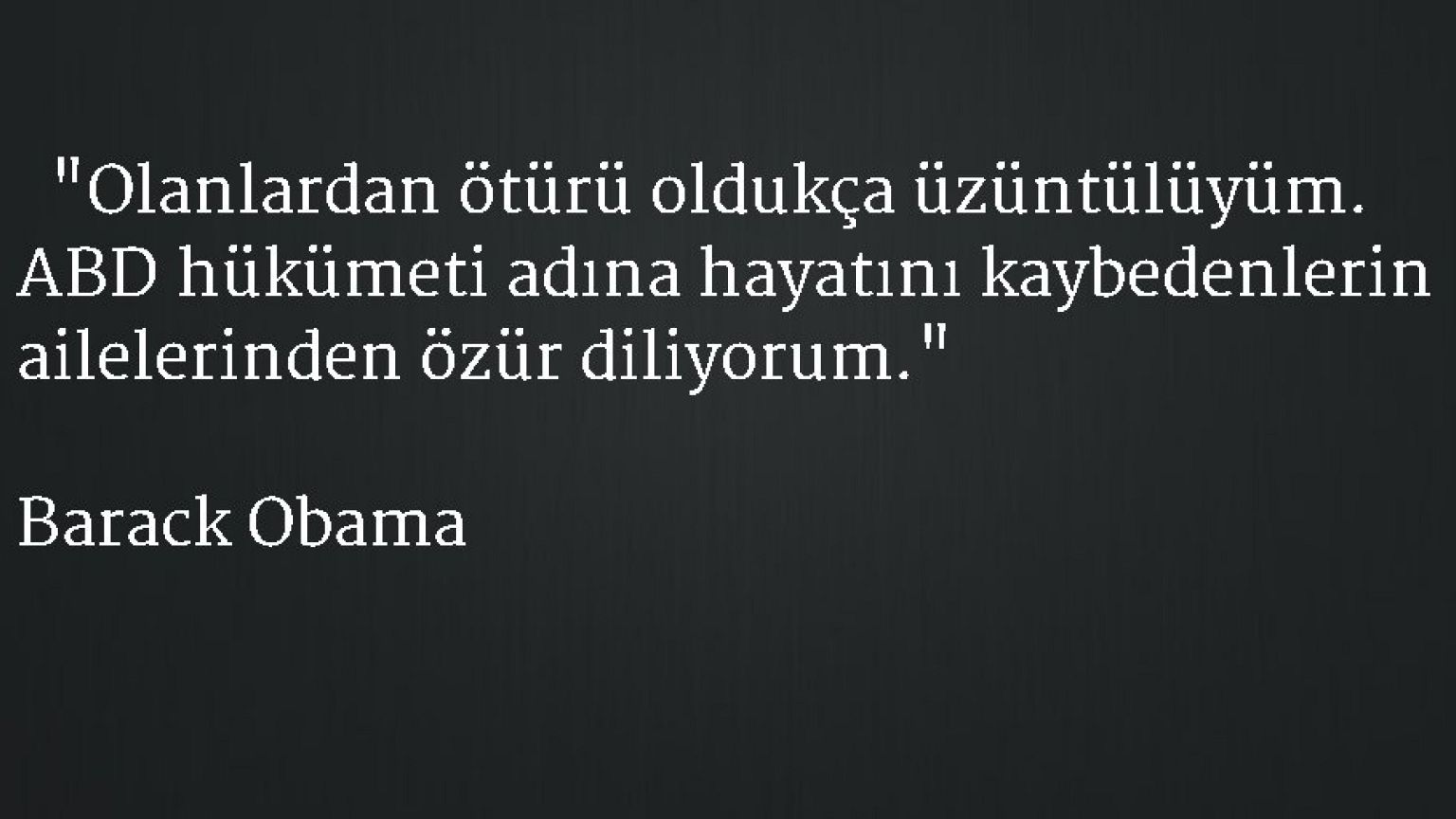 ABD'nin terör operasyonunda iki batılı kazara öldürüldü Obama özür diledi