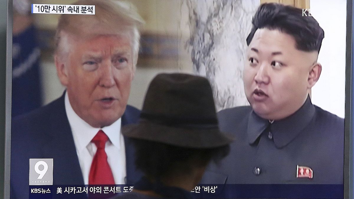 Image: Donald Trump. Kim Jong Un