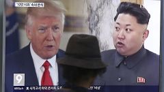 Image: Donald Trump. Kim Jong Un