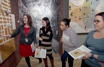 Image: Samantha Rijkers (instructor), Hiroko McVey (student) and other stud