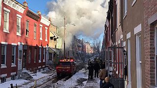 Image: Firefighters battled a blaze in the 2200 block of North Colorado Str