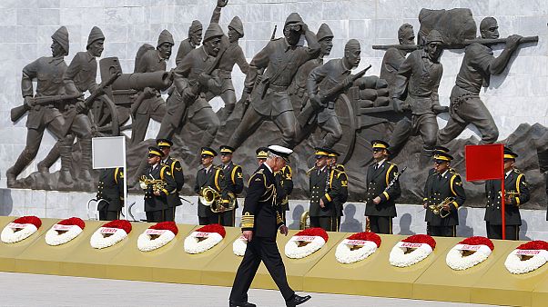 Turquía conmemora el centenario de la batalla de Galípoli con representación de todos los bandos Turquía conmemora el centenario de la batalla de Galípoli con representación de todos los bandos