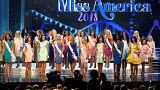 Image: Contestants compete in the Miss America competition in Atlantic City