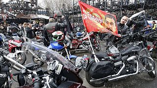 سفر پرحاشیه گروهی از موتورسواران روس در اروپا
