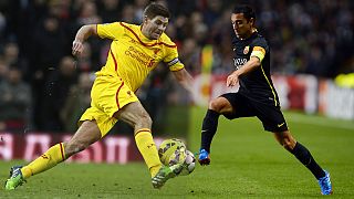 Steven Gerrard and Xavi Hernandez hit the 500-match milestone