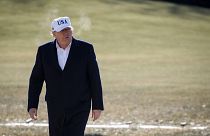 Image: Trump returns to the White House