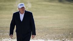 Image: Trump returns to the White House