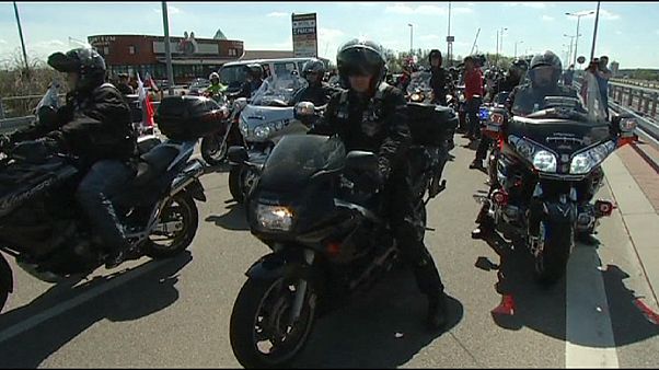 Rus motorculara Polonya'dan geçiş izni yok Rus motorculara Polonya'dan geçiş izni yok