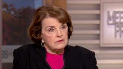 Image: Sen. Dianne Feinstein (D-CA) appears on Meet the Press, Dec. 3, 2017